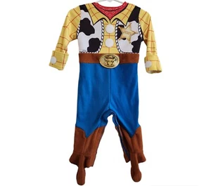 Disney Baby Woody Toy Story One Piece Halloween Costume Easy Open Boys 6-12M - Picture 1 of 12