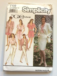 Simplicity 7118 Misses' Pull-On Hose oder Shorts (siehe Details) Gr. OO (12-18) - Bild 1 von 3