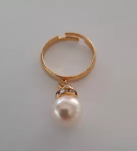 Adjustable Ring With Dangle UK SELLER! - Picture 1 of 2