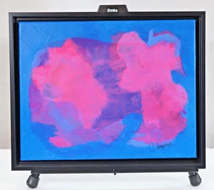 Abstract Original Art One of a Kind Work Caroline Grace Studio 11x14 - A2023B&P2 - Picture 1 of 4