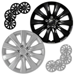 Hubcaps Hub Cap 10SPK Covers Set FOR 2009-2025 Toyota Corolla 16" Steel Wheel - Picture 1 of 9