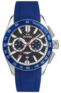 TW Steel Yamaha Factory Racing Chrono Steel Rubber Date Quartz Mens Watch GS3 - Picture 1 of 4
