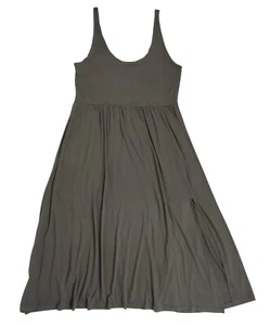 Maxi abito smanicato scollo a scoop A New Day X-Large vestibilità fluida antracite, nuovo con etichette. - Foto 1 di 7