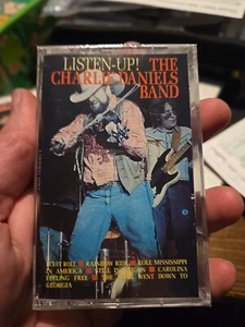 The Charlie Daniels Band Cassette Listen Up! 1990 Sealed - Picture 1 of 3