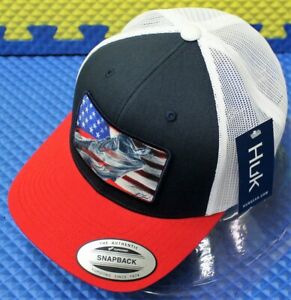 HUK Americana Frogger Trucker Hats One Size Fits Most H3000247-1 CHOOSE A COLOR!