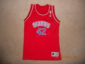 Philadelphia 76ers Basketball Jersey #42 Jerry Stackhouse Champion Youth Lg '90s