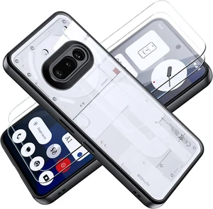 Funda Nothing Phone 3A Case Con 2 Piezas Protector De Pantalla Cristal Vidrio Te - Imagen 1 de 12