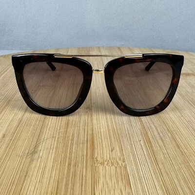 Óculos de sol feminino Kenneth Cole Reaction aro completo Brn tartaruga 53-21-135 KC2762 - Imagem 1 de 4