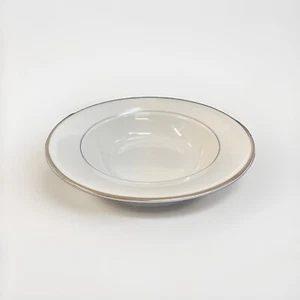 Mikasa HK-301 Cameo Platinum Rim Soup Bowl 8 3/4”  24 Bowls Available - Picture 1 of 6