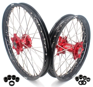 KKE 21-18'' Wheels Rims Fit KTM XC SX SXF MXC XCF 125-380CC 2000-2002 CNC Hub - Picture 1 of 13