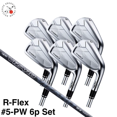 HONMA Golf Tour World Tour V Iron Set #5-P 6p Vizard EZ-C Graphite Shaft R-Flex - Image 1 of 4
