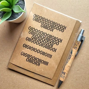 Funny Binary Birthday Card - Binary Code Happy Birthday - Computer Geek Nerd - Picture 1 of 3