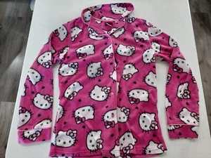 Sanrio Hello Kitty Girls Sleepwear Top Long Sleeve Shirt Night Sleep Super Soft - Picture 1 of 6