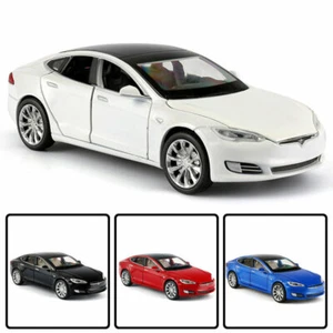 Tesla Model S 100D 1:32 Model Car Alloy Diecast Toy Vehicle Collection Kids Gift - Picture 1 of 16