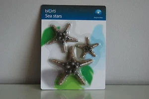Aquarium Marine Coloured Starfish Orb Decoration Natural 3 Pack All Aquariums - Picture 1 of 3