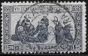 1926 ITALIA SASS#199 USATO IN PERFETTE CONDIZIONI 🙂San Francesco Morte 🙂 - Foto 1 di 1