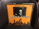 Lester Young Swingin' Sax Lp Manhattan [Uk Pressing] 1980 Vg+ In Shrink