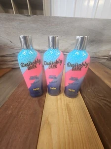 3PK Pro Tan Desirably Dark Color Dark Tan Accelerator Tanning Lotion - Picture 1 of 1