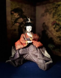 Japanese Antique Hina Doll Musician c.late Meiji early Showa 1900 - 1930 - Picture 1 of 8