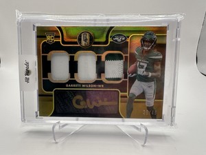 2022 Gold Standard GARRETT WILSON RPA Rookie GOLD Autograph RC /49 Jets SSP