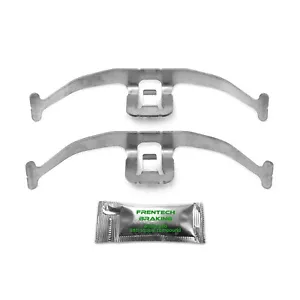 Front Brake Pad Fitting Kit Caliper Springs For Audi A6 C7 (11-18) (Single Pot) - Picture 1 of 6
