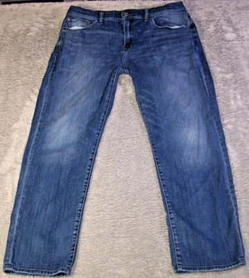 Lucky Brand 221 Original Straight Leg Stretch Jeans 34X28 (Tag 36X30) Men's Blue - Image 1 of 4
