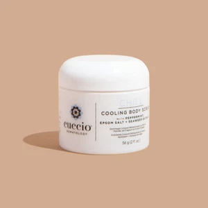 Exfoliante corporal enfriador Cuccio Somatology Chill menta 56 g/2 oz nuevo y sellado - Imagen 1 de 5