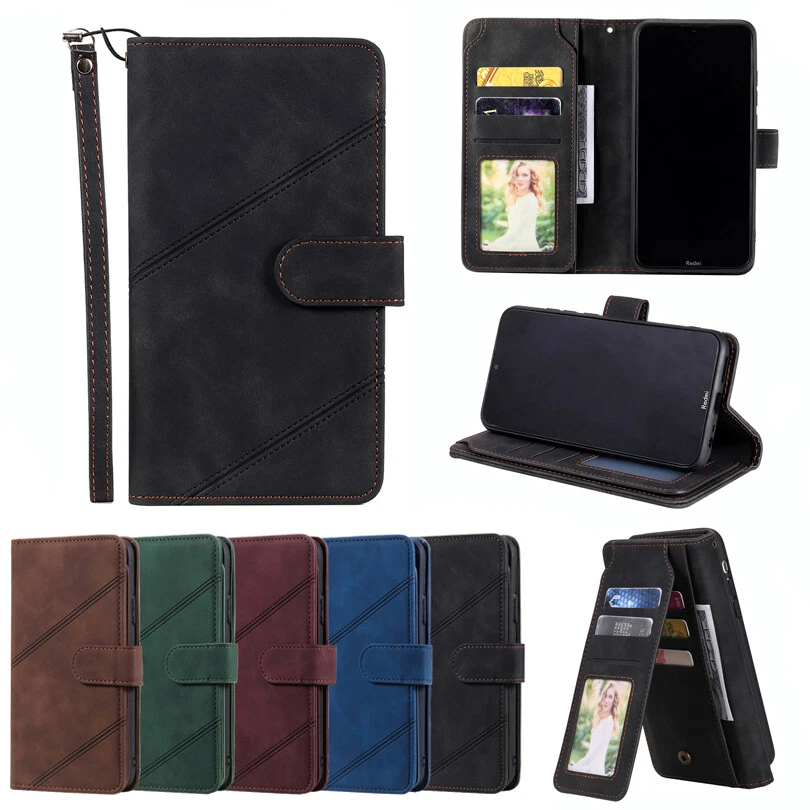 Multi Card Wallet Case Leather Flip Cover for Samsung S23 FE/S23/S24+/S25+ Ultra - Image 1 of 4