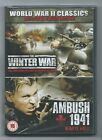 World War Two Classics DVD 2 x War Films Rated 15 Action 239 Minutes Used