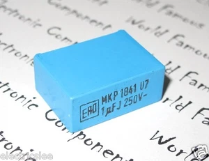 1pcs - Roederstein(ERO) MKP1841 1uF 250V 5% pitch:27.5mm Film Capacitor - Picture 1 of 3
