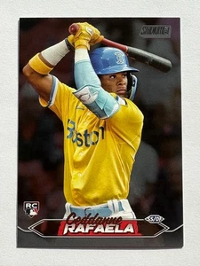 2024 Topps Stadium Club - Ceddanne Rafaela #34 (RC) - Black Foil - Picture 1 of 2