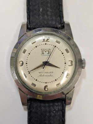 Vintage Wittnauer Power Reserve 17J Men's Automatic Watch 11WIG Stainless Steel - Image 1 of 4