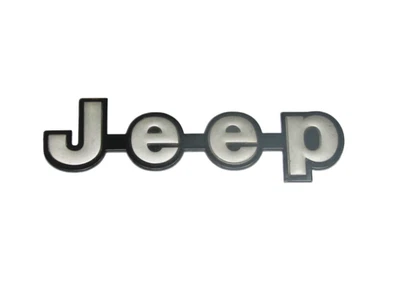 Jeep Cherokee XJ 84-01 Jeep Logo Placa Emblema Calcomanía Gris ENVÍO GRATUITO Foto 1 de 4