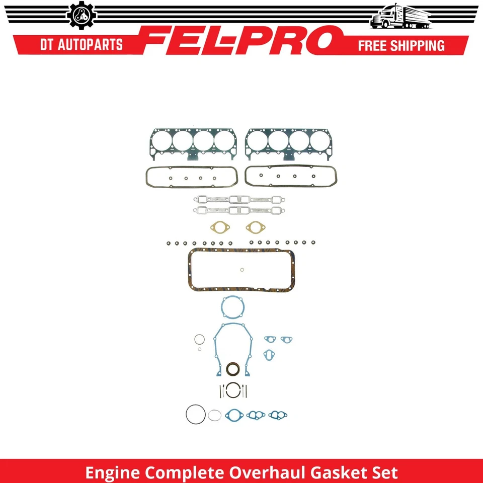 Juego completo de juntas de revisión Fel-Pro 1959 para motor Plymouth Fury 1958-1963 Foto 1 de 1