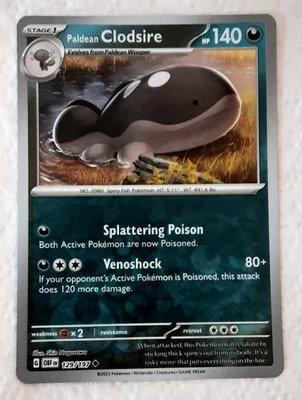 Paldean Clodsire 129/197 SV03: Obsidian Flames Reverse Holo LP - Image 1 of 2