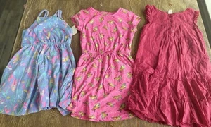 Lot Of 3 Girls Dresses Size 5/6 6X 6-7. Old Navy, Extremely Me, Isaac Mizrahi, - Picture 1 of 10
