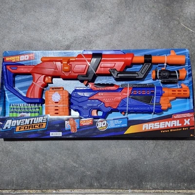 Adventure Force Blaster Arsenal X Set 2 Piece Foam Dart Gun Kids Toy - Image 1 of 2