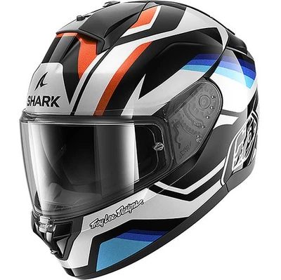 Shark Ridill 2 Full-Face Motorcycle Helmet - Apex Black / White / Blue - Image 1 of 3