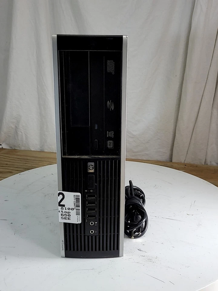  HP Compaq 8100 Elite SM326UC#ABA Desktop PC Intel Core i5 650 4GB VER NOTAS - Imagem 1 de 4