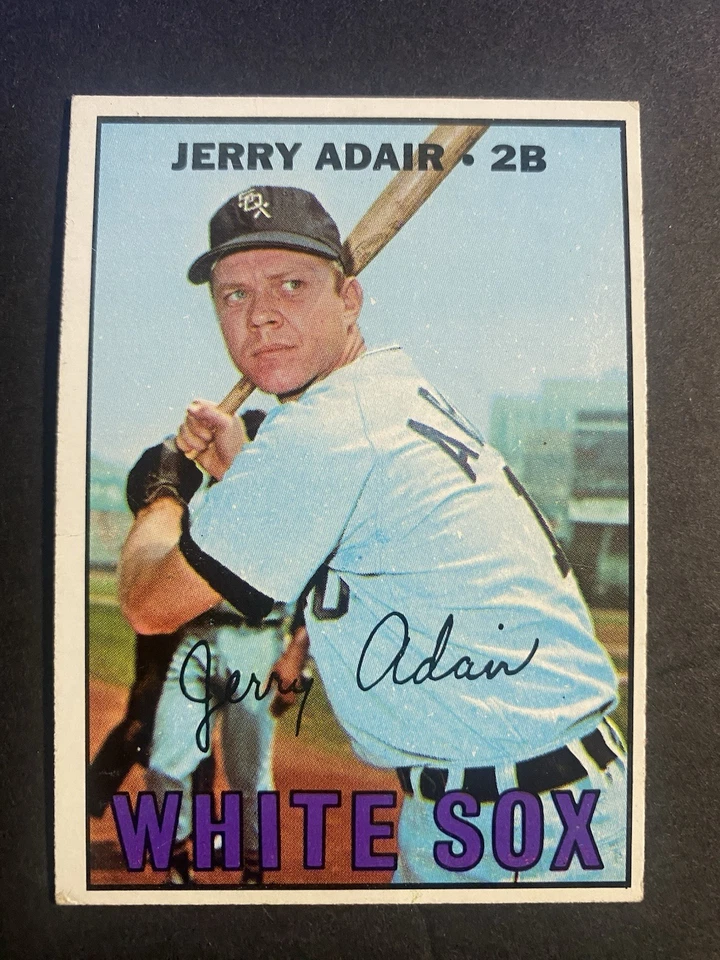 1967 Topps Baseball Jerry Adair Chicago White Sox  Card #484 - Image 1 of 2