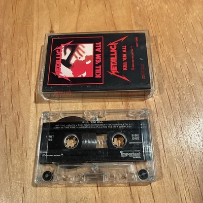 Metallica - Kill Em All CASSETTE TAPE 80s US MF issue megadeth slayer exodus - Image 1 of 3