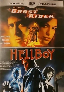 Ghost Rider / Hellboy DVD Double Feature 2013 WS Nicolas Cage Ron Perlman - Picture 1 of 1