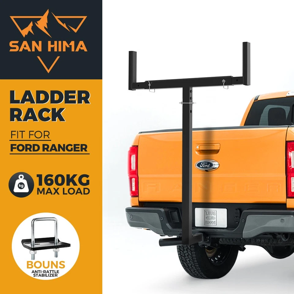 Tow Bar Ladder Rack Roof Rack Canoe/Kayak Carrier for Ford Ranger XLT wildtrak