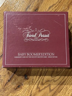 TRIVIAL PURSUIT Baby Boomer Edition/Subsidiary Card Set/Master Game Family Fun - Image 1 of 3