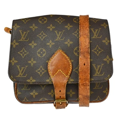 LOUIS VUITTON CARTOUCHIERE MM SHOULDER BAG MONOGRAM M51253 SL0930 XX36407 - Image 1 of 4