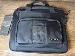 NWT HIGHER GROUND 13” Black Flak Jacket Classic Laptop Bag w/ Handles And Strap - Picture 1 of 3