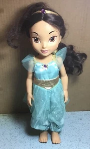 DISNEY PRINCESS TODDLER 15" JASMINE DOLL MISSING SHOES - Picture 1 of 10