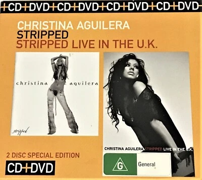 Christina Aguilera Stripped / Stripped Live In The U.K. DVD / CD MUSIC RARE R0 - Image 1 of 2