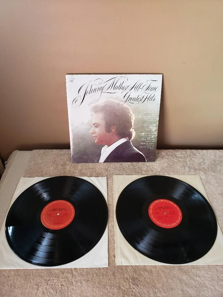 JOHNNY MATHIS ~ Johnny Mathis' All-Time Greatest Hits ~ 1972 ~ 2 LP ~ EX - Image 1 of 4