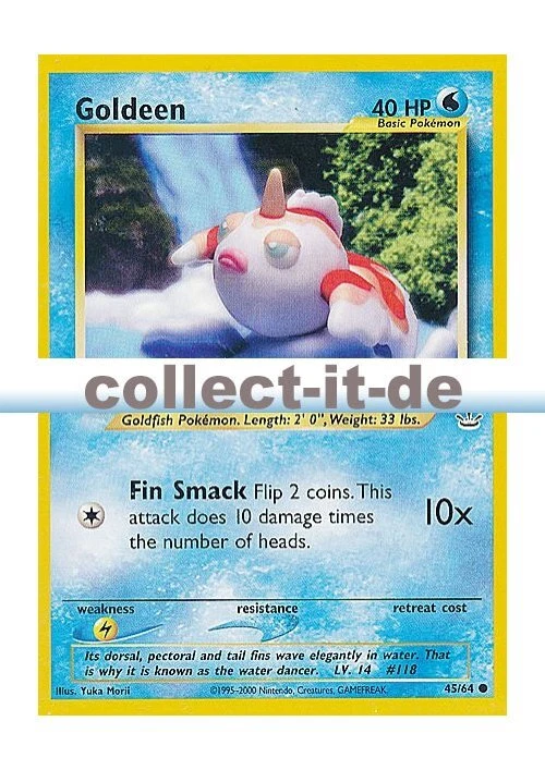 Pokemon Neo Revelation 45/64 - Goldeen Englisch - Bild 1 von 1